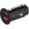 TECHLY Mini Car Charger 2 Ports USB-A Fast Charge 36W in Juodas Metal