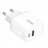 BWOO sieninis įkroviklis CDA182 QC 38W 1x USB-A + 1x USB-C su USB-C laidu 1 m juodas