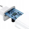 BWOO sieninis įkroviklis CDA182 QC 38W 1x USB-A + 1x USB-C su USB-C į Lightning laidu 1 m juodas