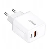 BWOO sieninis įkroviklis CDA182 QC 38W 1x USB-A + 1x USB-C su USB-C į Lightning laidu 1 m juodas