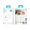 Telforceone BWOO sieninis įkroviklis CDA182 QC 38W 1x USB-A + 1x USB-C baltas