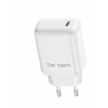 Teltech Įkroviklis jungiama į tinklą TYP-C 30W balta TCH-04