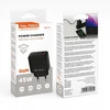 Teltech kroviklis jungiama į tinklą GaN USB / Typ-C 45W juoda TCH-03