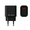 Teltech kroviklis jungiama į tinklą GaN USB / Typ-C 45W juoda TCH-03