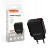 Teltech kroviklis jungiama į tinklą GaN USB / Typ-C 45W juoda TCH-03