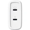 TRUST GaN įkroviklis MAXO 65W 2 prievadų, USB-C, baltas