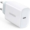 UGREEN CD127 įkroviklis, USB-C, PD3.0, QC4.0, 30 W (balta)