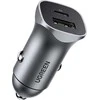 Automobilinis įkroviklis Ugreen CD130 USB-C/USB-A 30W pilkas