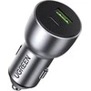 Automobilinis įkroviklis Ugreen CD213 USB-C/USB-A 36W pilkas