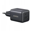 Įkroviklis jungiama į tinklą Ugreen X514 USB + USB-C, GaN, 20W (juoda)