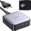 Nexode įkroviklis UGREEN CD327, 2x USB-C, 2x USB-A, GaN, 65W (pilka)