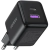 Įkroviklis jungiama į tinklą Ugreen X516 USB + USB-C, GaN, 30W (juoda)