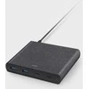 UNIQ laidinis įkroviklis HUB Surge 90W juodos spalvos 2xUSB Quick Charge 3.0 + 2xUSB-C PD 3.0 (LITHOS Collective)
