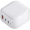 UNIQ laidinis įkroviklis Verge Pro 66W Gan USB-C baltos spalvos