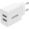 Unitek P1113A-EU - pakrovėjas 2X USB-A,12W, baltas