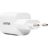 Unitek 1x USB-A 1x USB-C QC 33W balta