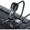 USAMS automobilinis įkroviklis C40 3xUSB+2xUSB-C 165WPD+QC Fast Charge juodas/juodas CC213CC01 (US-CC213)