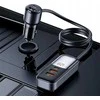 USAMS automobilinis įkroviklis C40 3xUSB+2xUSB-C 165WPD+QC Fast Charge juodas/juodas CC213CC01 (US-CC213)
