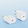USAMS Ład. siec. 1xUSB-C T65 PD20W PD Greitas įkrovimas US-CC226 + laidas USB-C/Lightning US-SJ712 30W baltos spalvos Yi Series OYXLTZ02