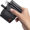 USAMS Adapteris network 1xUSB+2xUSB-C T62 65W4in1 US/AU/EU/UK juodas/juodas CC199TC01 (US-CC199) Univesa