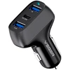 Įkroviklis Usams Ładowarki Veger CC271 Rigorous PD37W (2A1C) carcharger Juodas