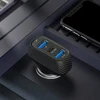 Įkroviklis Usams Ładowarki Veger CC271 Rigorous PD37W (2A1C) carcharger Juodas
