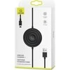USAMS belaidis įkroviklis US-CC096 10W su kabeliu lightning juodos spalvos CC96WH01