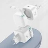 USAMS įkroviklis 1xUSB-C su ištraukiamu USB-C laidu (tik antgalis) PD+QC 35W Gan Fast Charging juodos spalvos