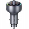 Automobilinis įkroviklis USAMS CC328 30W 1xUSB-A 1xUSB-C Bluetooth FM turnish
