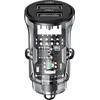 USAMS automobilinis įkroviklis C31 3A 2xUSB-A Fast Charge juodos spalvos CC162CC01(US-CC162)