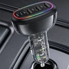 USAMS automobilinis įkroviklis 1xUSB-C 3xUSB-A C34 48W 3A+C PD greitasis įkrovimas juodas CC170CC01 (US-CC170)