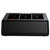 Baterijų Įkroviklis - Telesin S0-ECB-07-TGP 3-Kanalo USB-C įkroviklis su 2x 1900mAh baterijomis