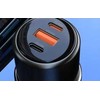 Vega ECOBOX įkroviklis AUTOMOBILINIS Įkroviklis USB+TYPE-C QC3.0+PD 160W Juodas>