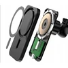 Įkroviklis Vega ECOBOX Įkroviklis BEZPRZEWODOWA 15W Automobilinis laikiklis Juoda MAGSAFE IPHONE / ANDROID>