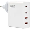 Įkroviklis Vega Įkroviklis SIECIOWA 130W GaN BALTA SOMOSTEL POWER DELIVERY Q24 2XPD + 2XUSB>