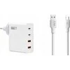 Somostel 130W GaN laidas 2x USB + USB Type-C laidas 6A 120W