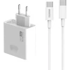 Somostel 65W GAN + kabelis Typ-C do Typ-C balta