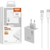 Somostel 65W GAN + kabelis Typ-C do Typ-C balta