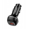 Car charger VEGER USB A + USB C QC PD 51W CC62-1A1C juodas