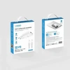 Telefono įkroviklis USB A + C tipo PD 65W + duomenų kabelis C tipo į C tipo 100W VEGER TR122 baltas