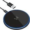 Wozinsky WLI-01Y 15W Qi indukcinis įkroviklis su USB-C laidu – juodas