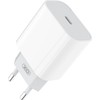 XO L77 sieninis įkroviklis, USB-C + USB-C prie Lightning kabelis (baltas)