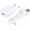 Maxlife MXTC-01 įkroviklis 1x USB 2.1A baltas + Lightning laidas