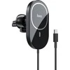 Automobilinis laikiklis-įkroviklis Hoco CA90 Magsafe Powerful magnetis, juodas