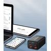 Įkroviklis Zenwire Maitinimo šaltinis 100 W GaN III Cube AC kabelis 2x USB-C 65 W 2x USB-A Zenwire YMS-608