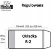 Reguliuojamas mokyklinis užvalkalas 239x325 skaidrus A 25 IKS R2