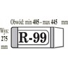 Reguliuojamas mokyklinis užvalkalas 275x445 skaidrus A 25 IKS R99