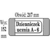 IKS A-6 formato dienoraščio viršelis