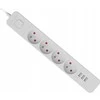 „Defender SFS 133“ maitinimo juosta, 4 lizdai, 1,5 m, balta (99461)