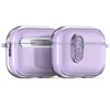 iLike Dėklas austiń na Dux Ducis Apple AirPods Pro 3 PECL Series PC+TPU Cover su karabinu Violetinė